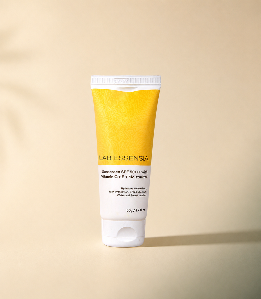 Sunscreen SPF 50+++ with vitamin C + E + Moisturizer