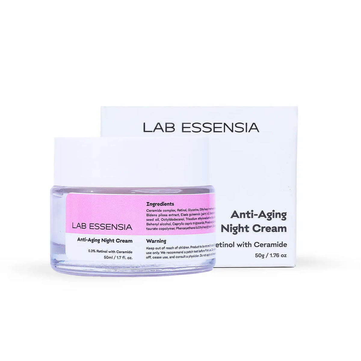 Ceramide + Retinol Cream (Anti Aging Night Cream) - Image 1