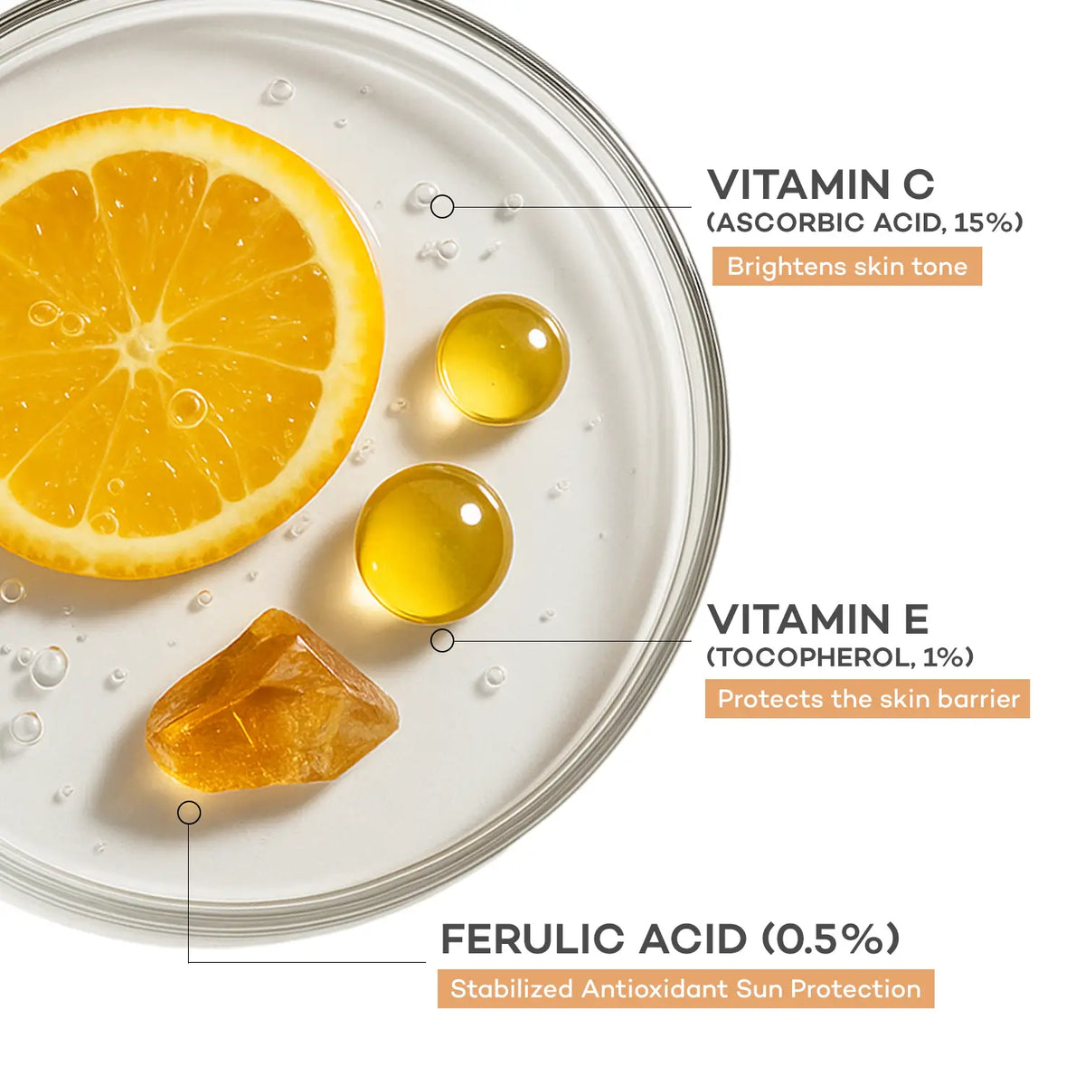Vitamin C + E + Ferulic Acid Serum. - Image 2