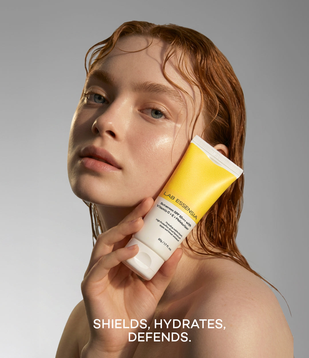 Sunscreen SPF 50+++ with vitamin C + E + Moisturizer - Image 3